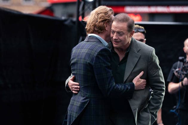 Pressure European Premiere - Arrivals Damian Lewis and Brendan Fraser attend the Pressure European Premiere at Odeon Luxe Leicester Square on September 01, 2026 in London, England., Credit:Lounis Tiar Avalon United Kingdom, London, Leicester Square  Copyright: xLounisxTiarx xAvalonx 1130007774