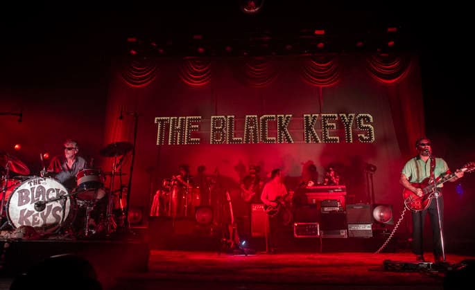 The Black Keys at O2 Academy Brixton 01 09 2026 American rock duo The Black Keys perform at O2 Academy Brixton in London on 1st September 2026 as part of their The Peaches n Kream World Tour 26 . Dan Auerbach lead vocals, guitars Patrick Carney drums, percussions, Credit:Zoran Veselinovic B4859 Avalon UK, London, O2 Academy Brixton  Copyright: xZoranxVeselinovicx xB4859x xAvalonx 1130011808