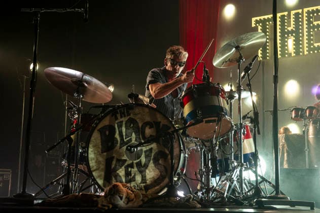 The Black Keys at O2 Academy Brixton 01 09 2026 American rock duo The Black Keys perform at O2 Academy Brixton in London on 1st September 2026 as part of their The Peaches n Kream World Tour 26 . Dan Auerbach lead vocals, guitars Patrick Carney drums, percussions, Credit:Zoran Veselinovic B4859 Avalon UK, London, O2 Academy Brixton  Copyright: xZoranxVeselinovicx xB4859x xAvalonx 1130011832