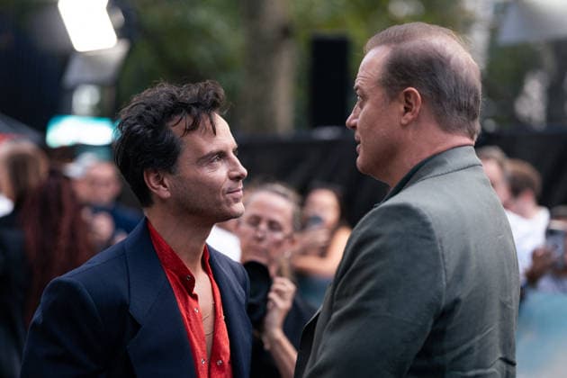 Pressure European Premiere - London Andrew Scott and Brendan Fraser attend the Pressure European Premiere at Odeon Luxe Leicester Square on September 01, 2026 in London, England. Photo by LouisPhotography ABACAPRESS.COM London United Kingdom  Copyright: xLounisPhotography ABACAx