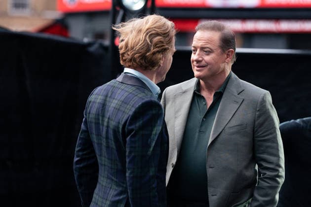 Pressure European Premiere - London Damian Lewis and Brendan Fraser attend the Pressure European Premiere at Odeon Luxe Leicester Square on September 01, 2026 in London, England. Photo by LouisPhotography ABACAPRESS.COM London United Kingdom  Copyright: xLounisPhotography ABACAx
