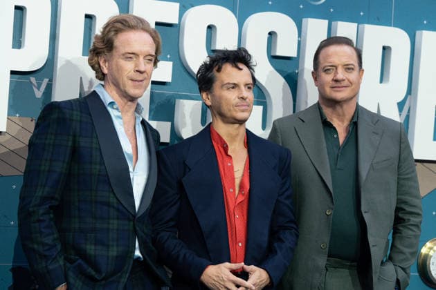 Pressure European Premiere - London Damian Lewis, Andrew Scott and Brendan Fraser attend the Pressure European Premiere at Odeon Luxe Leicester Square on September 01, 2026 in London, England. Photo by LouisPhotography ABACAPRESS.COM London United Kingdom  Copyright: xLounisPhotography ABACAx