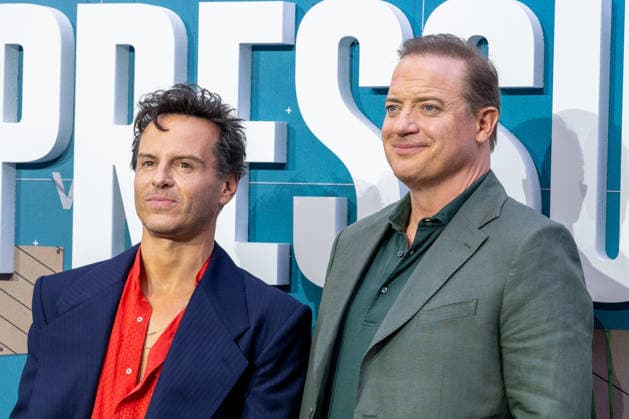 Andrew Scott and Brendan Fraser attends Pressure European Premiere at the Odeon Luxe, Leicester Square in London, England. UK. Tuesday 1st September 2026. Copyright: xJamesxWarrenx PRESSURE - EUROPEAN PREMIERE5