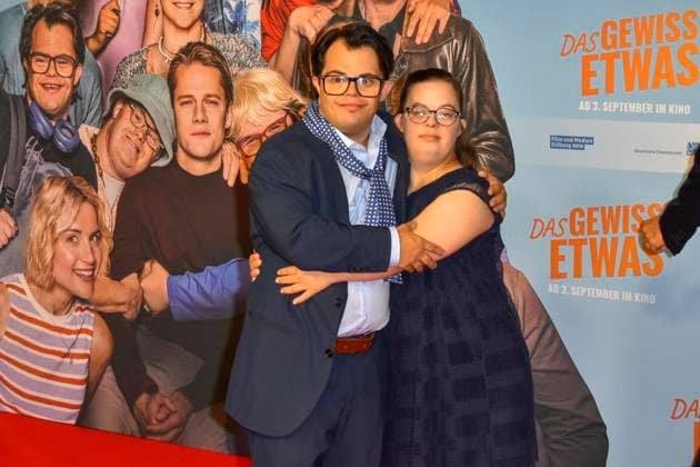 ABB GEWISSEETWAS- Frangiskos Kakoulakis mit Antonia Riet zu Gast auf dem roten Teppich bei der NRW Kino Film Premiere Das gewisse Etwas im Kino Cinedom am 01.SEPTEMBER 2026 in Koeln NRW Deutschland