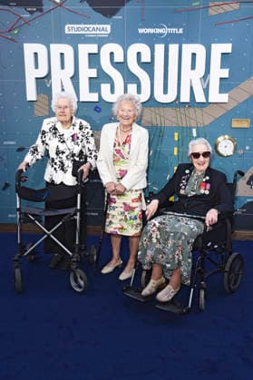 Ruth Barnwell, Dorothea Barron und Marie Scott bei der Premiere des Kinofilms Pressure im Odeon Luxe Leicester Square. London, 01.09.2026 *** Ruth Barnwell, Dorothea Barron, and Marie Scott at the premiere of the movie *Pressure* at the Odeon Luxe Leicester Square in London, September 1, 2026 Foto:xS.xVasx xFuturexImagex pressure_6920