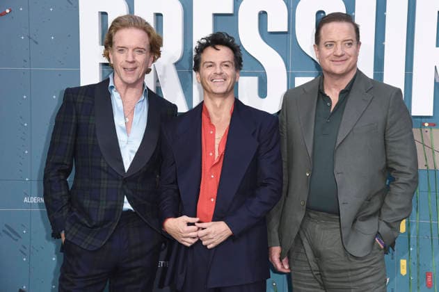 Damian Lewis, Andrew Scott und Brendan Fraser bei der Premiere des Kinofilms Pressure im Odeon Luxe Leicester Square. London, 01.09.2026 *** Damian Lewis, Andrew Scott, and Brendan Fraser at the premiere of the movie *Pressure* at the Odeon Luxe Leicester Square in London, September 1, 2026 Foto:xS.xVasx xFuturexImagex pressure_6968