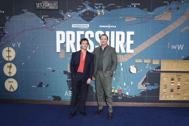 Andrew Scott und Brendan Fraser bei der Premiere des Kinofilms Pressure im Odeon Luxe Leicester Square. London, 01.09.2026 *** Andrew Scott and Brendan Fraser at the premiere of the movie *Pressure* at the Odeon Luxe Leicester Square in London, September 1, 2026 Foto:xS.xVasx xFuturexImagex pressure_6969