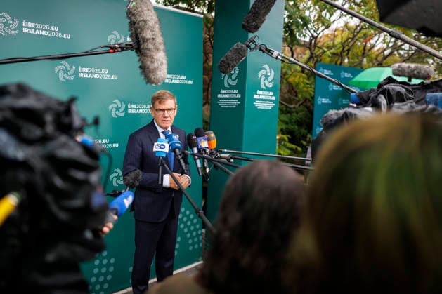 Johann Wadephul (CDU), Bundesaussenminister, nimmt am Gymnich-Treffen der Aussenminister der EU teil. Hier bei einem Pressestatement. Wicklow, 02.09.2026. Fotografiert im Auftrag des Auswaertigen Amtes Wicklow Irland Copyright: xThomasxImox