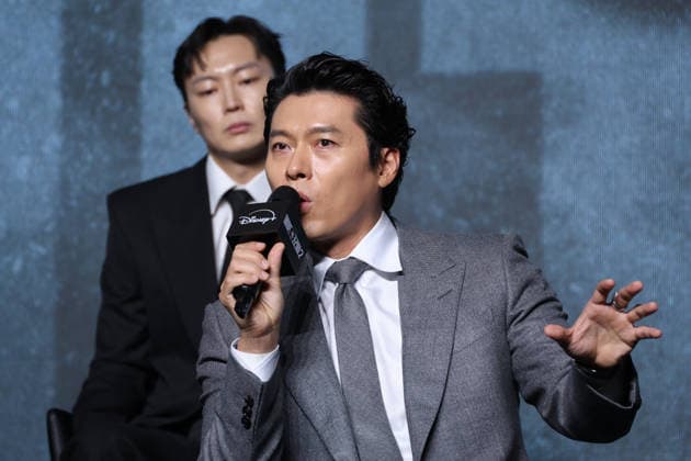 Made in Korea Season 2 press conference in Seoul South Korean actor Hyun Bin speaks during a news conference for the Disney+ original series Made in Korea Season 2 at the Conrad Seoul hotel in Seoul, South Korea, on September 02, 2026. Seoul South Korea  Copyright: xMatrixxImagesx xJungxUi-Chelx