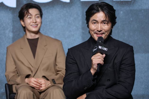 Made in Korea Season 2 press conference in Seoul South Korean actor Jung Woo-sung speaks during a news conference for the Disney+ original series Made in Korea Season 2 at the Conrad Seoul hotel in Seoul, South Korea, on September 02, 2026. Seoul South Korea  Copyright: xMatrixxImagesx xJungxUi-Chelx