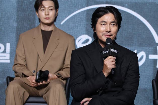 Made in Korea Season 2 press conference in Seoul South Korean actor Jung Woo-sung speaks during a news conference for the Disney+ original series Made in Korea Season 2 at the Conrad Seoul hotel in Seoul, South Korea, on September 02, 2026. Seoul South Korea  Copyright: xMatrixxImagesx xJungxUi-Chelx