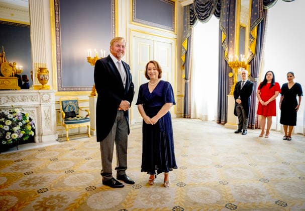 02-09-2026 Palace King Willem-Alexander during a meeting with the ambassador of Spain, C. Robles Cartes, at palace Noordeinde in The Hague. Â  Copyright: xPPEx