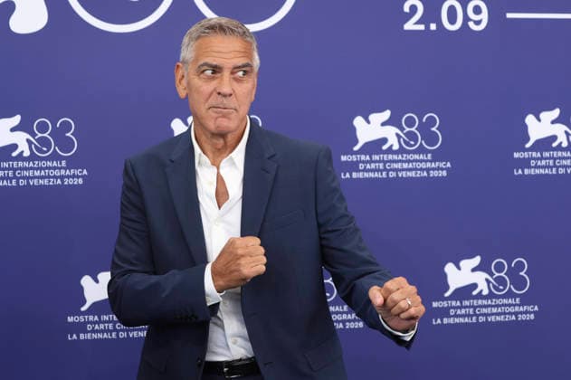 George Clooney beim Photocall anlässlich der Verleihung des Goldenen Löwen für das Lebenswerk auf der Biennale di Venezia 2026 83. Internationale Filmfestspiele von Venedig im Palazzo del Casino. Venedig, 02.09.2026