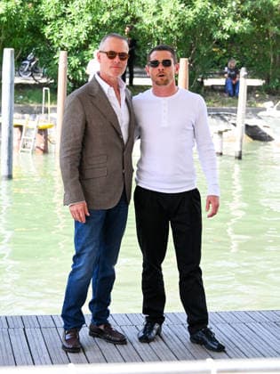 IPA88028809 - Venice, 83rd Venice International Film Festival 2026 Day 1 Arrivals at the pier. Pictured: Guy Pearce, Jack O™Connell  Copyright: xManuelexMangiarottix xPoolxPhotoxEventsx08x 88028809