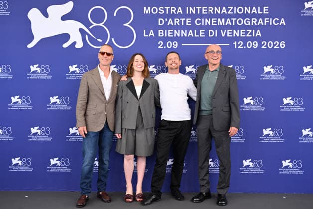 September 2, 2026, Venice, Rome, Italy: Guy Pearce, Claire Foy, Jack O Connell, and Danny Boyle during the photocall for the film Ink, 83 Venice Film Festival. Venice, September 2, 2026 Venice Italy - ZUMAa289 20260902_zia_a289_105 Copyright: xMariaxLauraxAntonellix xAgfx