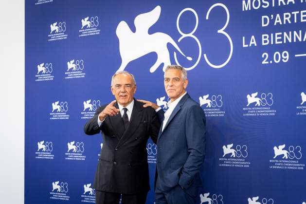 George Clooney attends Golden Lion For Lifetime Achievement Photocall during the 83rd Venice International Film Festival in Venice, Italy on 02 September 2026. George Clooney and Alberto Barbera attends Golden Lion For Lifetime Achievement Photocall during the 83rd Venice International Film Festival in Venice, Italy on 02 September 2026., Credit:Stefano Costantino TTL Stefano Costantino Avalon Italy, Venice  Copyright: xStefanoxCostantinoxTTLx xStefanoxCostantinox xAvalonx 1130126103