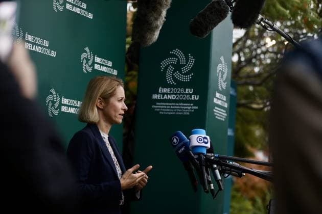 Informal Meeting of EU Foreign Affairs Ministers (Gymnich) in Ireland WICKLOW, IRELAND - SEPTEMBER 02: Kaja Kallas, EU High Representative for Foreign Affairs and Security Policy speaks during a press conference on September 02, 2026. Mostafa Darwish Anadolu Wicklow Ireland. Editorial use only. Please get in touch for any other usage.  Copyright: x2026xAnadoluxMostafaxDarwishx