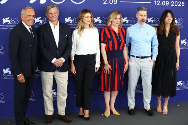 September 2, 2026, Venice Lido, Veneto, Italy: Orizzonti Jury members pose at their photocall during the 83rd Venice Film Festival at Sala Grande in Venice Lido, Italy Venice Lido Italy  - ZUMAc179 20260902_zep_c179_167 Copyright: xMickaelxChavetx