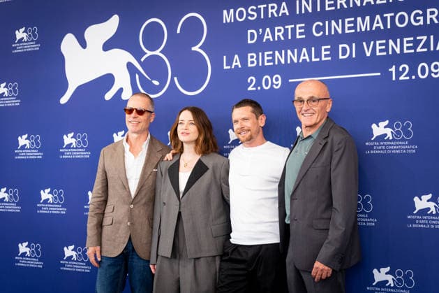 Ink photocall during the 83rd Venice International Film Festival in Venice, Italy on 02 September 2026. Guy Pearce, Claire Foy, Jack O Connell and Danny Boyle attend the Ink photocall during the 83rd Venice International Film Festival in Venice, Italy on 02 September 2026., Credit:Stefano Costantino TTL Stefano Costantino Avalon Italy, Venice  Copyright: xStefanoxCostantinoxTTLx xStefanoxCostantinox xAvalonx 1130131720