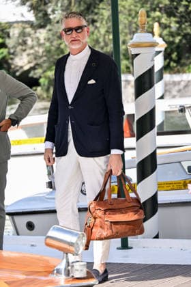 IPA88031472 - Venice, 83rd Venice International Film Festival 2026 Day 1 Arrivals at the Excelsior Hotel™s pier Pictured: Minister of Culture Alessandro Giuli  Copyright: xSimonexComix xPoolxPhotoxEventsx08x 88031472