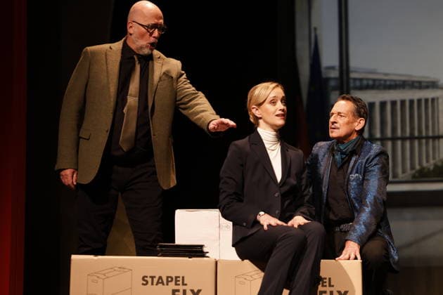; PUTSCH mit Judith Richter, Max Tidof, Martin Molitor, Manolo Palma, Oliver Seidel, Georgios Tsivanoglou, Marie Schröder, Kim Zarah Langner, am 02.09.2026 in Berlin, (Schlosspark Theater ), Deutschland