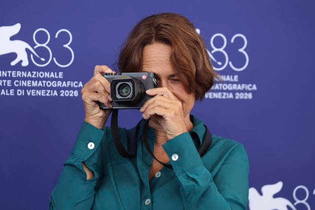 Alina Marazzi beim Photocall zum Kinofilm Das Mädchen mit der Leica La ragazza con la Leica The Girl with the Leica auf der Biennale di Venezia 2026 83. Internationale Filmfestspiele von Venedig im Palazzo del Casino. Venedig, 02.09.2026