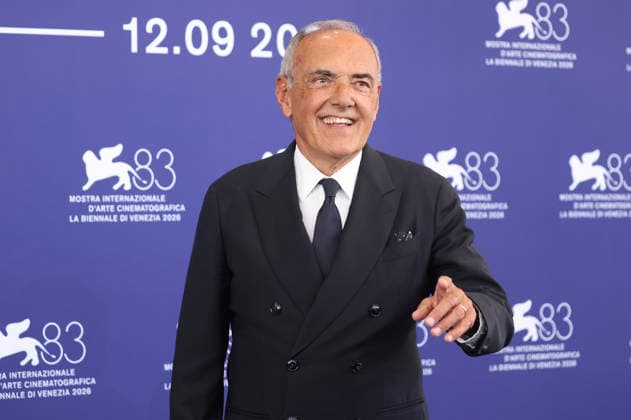 Alberto Barbera beim Photocall mit den Sparten-Jurys auf der Biennale di Venezia 2026 83. Internationale Filmfestspiele von Venedig im Palazzo del Casino. Venedig, 02.09.2026