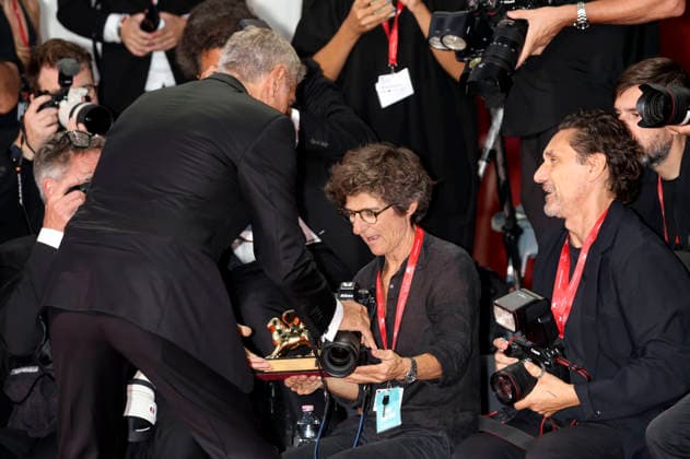 George Clooney mit den Goldenen Löwen für sein Lebenswerk auf der Biennale di Venezia 2023 83. Internationale Filmfestspiele von Venedig im Palazzo del Cinema. Venedig, 02.09.2026