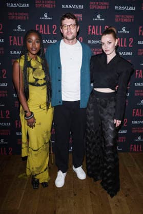 Arsema Thomas, Tom Brittney und Harriet Slater beim Screening des Kinofillms Fall 2: Deadpoint im Vue West End. London, 02.09.2026