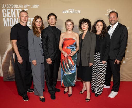 Premiere GENTLE MONSTER Marie Kreutzer Jella Haase Laurence Rupp Alexander Glehr Johanna Scherz Janine Jackowski Alex Roehl (MBB) Jan Rost (Delphi) Alamode Anton Rubtsov Judith Kaufmann Ulrike Kofler Myrna Wolff Katrin Rönicke (Moderation) Premiere von GENTLE MONSTER im Delphi Filmpalast Kino in Berlin Copyright: xEventpressx