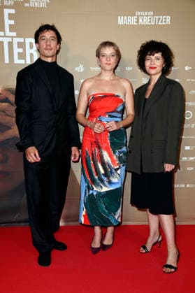 Laurence Rupp, Jella Haase und Marie Kreutzer bei der Premiere des Gentle Monster im Delphi Filmpalast. Berlin, 02.09.2026