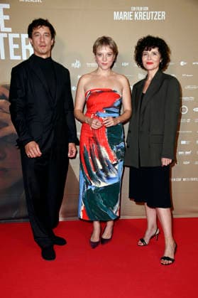 Laurence Rupp, Jella Haase und Marie Kreutzer bei der Premiere des Gentle Monster im Delphi Filmpalast. Berlin, 02.09.2026