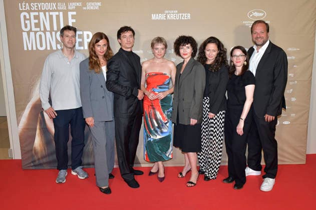 Gast, Janine Jackowski, Laurence Rupp, Jella Haase, Marie Kreutzer, Gast, Myrna Wolff und Alexander Glehr bei der Premiere des Gentle Monster im Delphi Filmpalast. Berlin, 02.09.2026