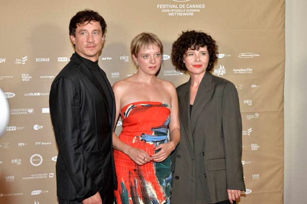 Laurence Rupp, Jella Haase und Marie Kreutzer bei der Premiere des Gentle Monster im Delphi Filmpalast. Berlin, 02.09.2026