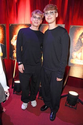 Leon Content mit Freund Lucas Wegner beim PROMI BIG BROTHER REVEAL EVENT 2026 im Capitol Theater in Düsseldorf am 02.09.2026