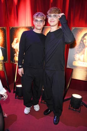Leon Content mit Freund Lucas Wegner beim PROMI BIG BROTHER REVEAL EVENT 2026 im Capitol Theater in Düsseldorf am 02.09.2026
