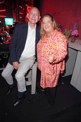 Werner Hansch, Kathy Kelly beim PROMI BIG BROTHER REVEAL EVENT 2026 im Capitol Theater in Düsseldorf am 02.09.2026