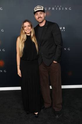 LOS ANGELES, CALIFORNIA - SEPTEMBER 02: Chloe Copeland and JB Copeland l at the Los Angeles premiere of Focus Features The Uprising at DGA Theater Complex on September 02, 2026 Credit: USA - ZUMAa123 20260902_zaa_a123_191 Copyright: xAdMediax