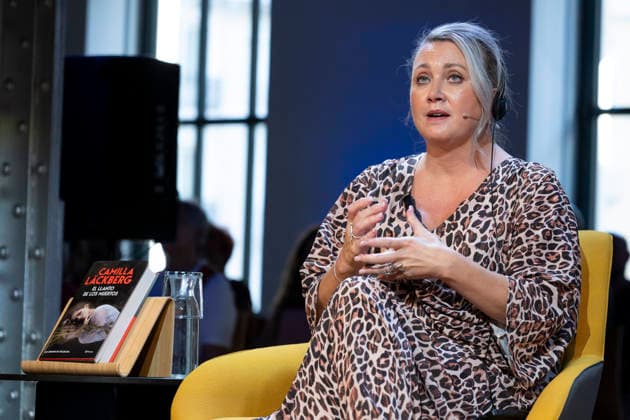 Entertainment Bilder des Tages #2 September 2, 2026, Madrid, Spain: Swedish writer Camilla Lackberg during the presentation of her book The Cry of the Dead at Foundation Telefonica in Madrid, September 2, 2026, Spain Madrid Spain - ZUMAs197 20260902_aaa_s197_527 Copyright: xAtilanoxGarciax