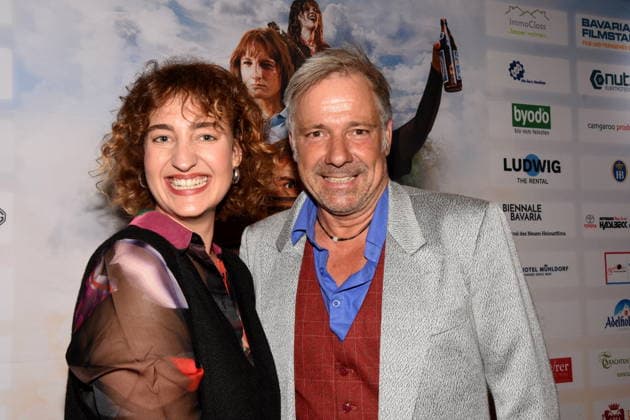 Corinna Blädel Schauspielerin Produzentin mit Christian Swoboda Schauspieler Premieren Gast Muenchen 02.09.2026 Rio Palast Filmpremiere Bonnie EINE MUENCHNER ACTION KOMÖDIE Foto Muenchen