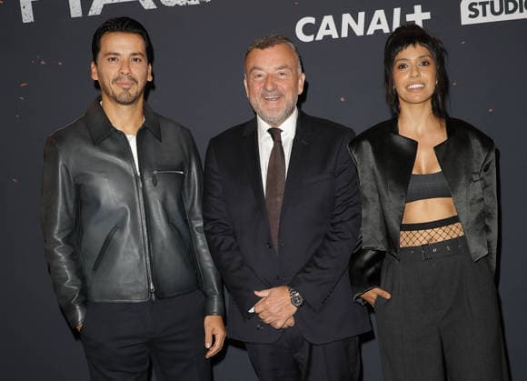 Tewfik Jallab, Gérald Brice Viret and Ritu Arya Preview of the series *Apollo Has Fallen* at the Grand Rex cinema in Paris on September 2, 2026 Coadic Guirec Bestimage Premiere of the series *Apollo Has Fallen* at the Grand Rex cinema in Paris on September 2, 2026 Paris, France  Copyright: xCOADICxGUIRECx xBESTIMAGExCOADICxGUIRECx xBESTIMAGEx