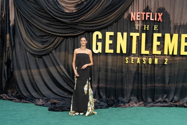 IPA88053060 - Benedetta Porcaroli arrives at the premiere of The Gentlemen Season 2 in London  Copyright: xx xCristinaxMasseix 88053060