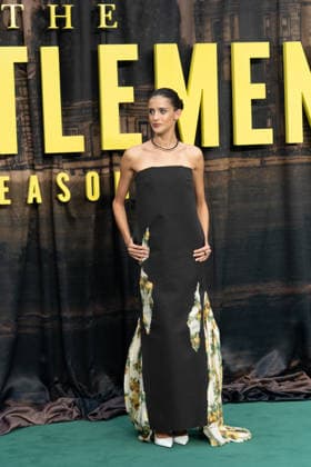 IPA88053009 - Benedetta Porcaroli arrives at the premiere of The Gentlemen Season 2 in London  Copyright: xx xCristinaxMasseix 88053009