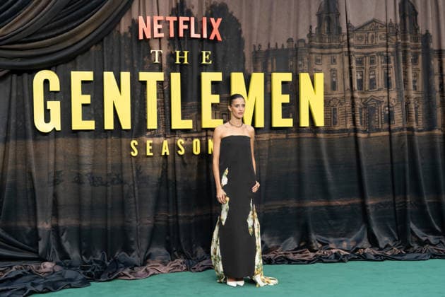 IPA88053005 - Benedetta Porcaroli arrives at the premiere of The Gentlemen Season 2 in London  Copyright: xx xCristinaxMasseix 88053005