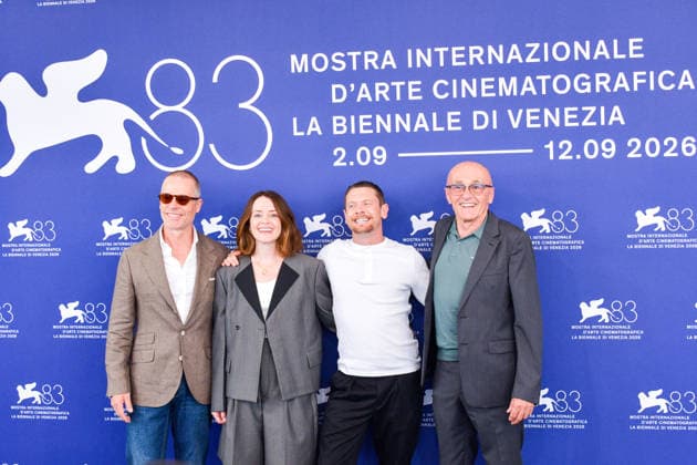 83rd Venice Film Festival Photocall on September 2 83rd Venice Film Festival INK Photocall Guy Pearce, Claire Foy, Jack O’Connell, and director Danny Boyle attend the INK photocall during the 83rd Venice International Film Festival. Photos by Thomas Bohlen. Starface 459336 2026 09 02 Venice, Italy  Copyright: xThomasxBohlenx STAR_459336_074