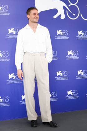 Lucas Englander attending the La Ragazza Con La Leica ( The Girl With The Leica ) photocall during the 83rd Venice International Film Festival on September 2, 2026, in Venice, Italy; Lucia Sabatelli, Venice, Italy  Copyright: xLuciaxSabatellix xBestimagexLuciaxSabatellix xBestimagex