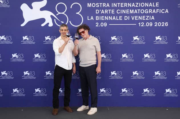 Gregory Kershaw und Michael Dweck beim Photocall zum Kinofilm Burgundy auf der Biennale di Venezia 2026 83. Internationale Filmfestspiele von Venedig im Palazzo del Casino. Venedig, 03.09.2026