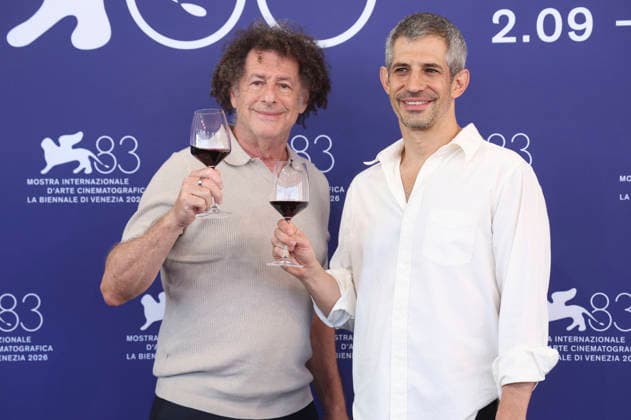 Michael Dweck und Gregory Kershaw beim Photocall zum Kinofilm Burgundy auf der Biennale di Venezia 2026 83. Internationale Filmfestspiele von Venedig im Palazzo del Casino. Venedig, 03.09.2026