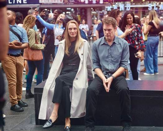 Entertainment Bilder des Tages Uma Thurman and Michael C Hall are seen on the set of Dexter Uma Thurman and Michael C Hall are seen on the set of Dexter. 03 Sep 2026 Pictured: Uma Thurman and Michael C Hall are seen on the set of Dexter.  Copyright: xThexMegaxAgencyxSteveSands NewYorkNewswire MEGAx