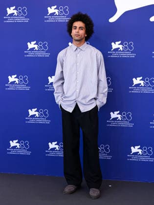 IPA88068104 - Venice, 83rd Venice International Film Festival 2026 - Day 2 - Nessun Dolore Photocall - Pictured: Ramzi Lafrindi  Copyright: xAlbertoxTerenghix xPoolxPhotoxEventsx08x 88068104